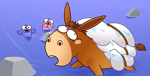 亲子阅读时光thedonkeyandthesalt听故事学英语每日分享vol363