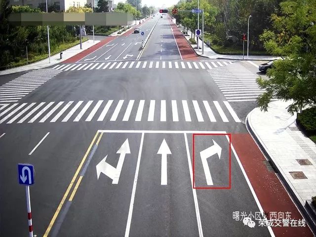 荣成和石岛的司机看过来,这些路口一定要看清导向箭头!