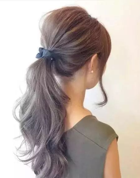 不要再披头散发了马尾这样扎秒变小公举