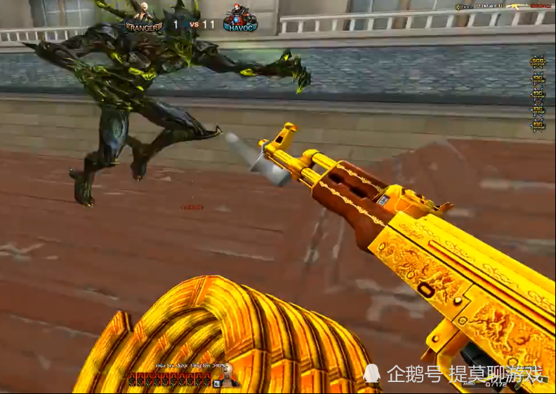 cf首把旋风ak登场5个弹匣的黄金ak你觉得如何