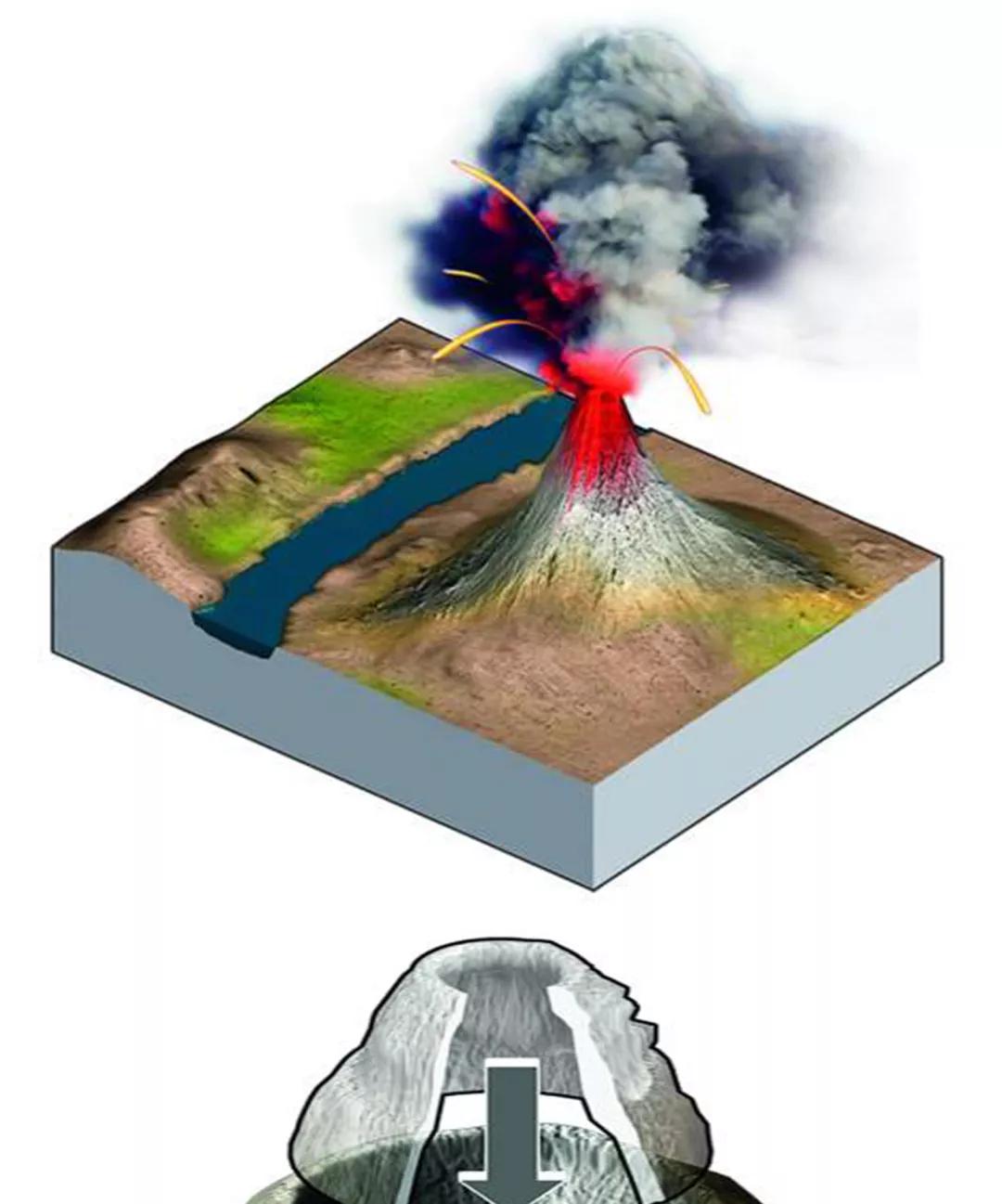 玛珥火山图片