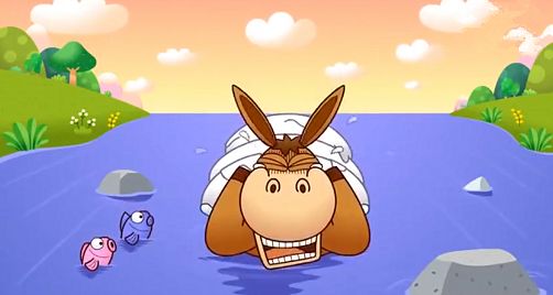 亲子阅读时光thedonkeyandthesalt听故事学英语每日分享vol363