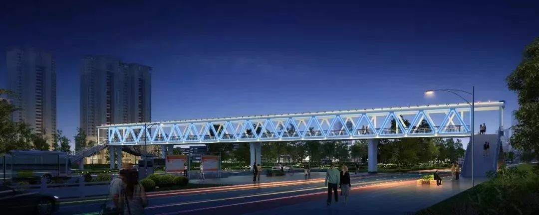 重磅建设路首座城市人行天桥即将开工附详细情况