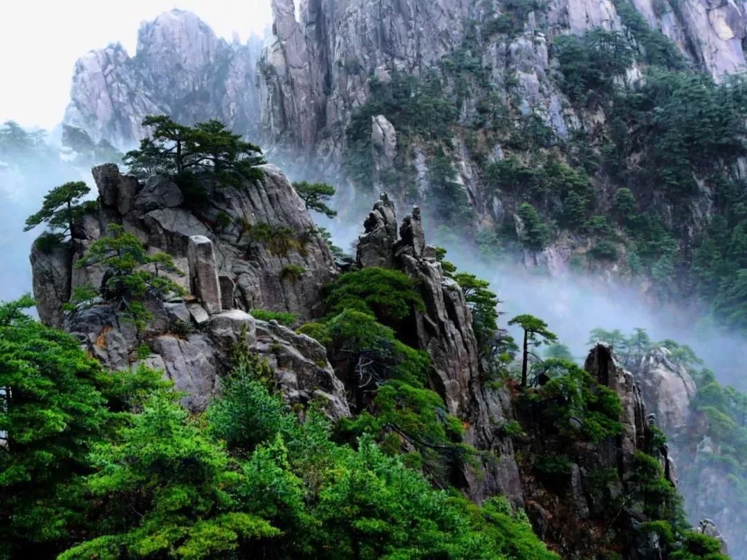 黄山是世界文化与自然遗产,世界地质公园,是国家级风景名胜区,全国