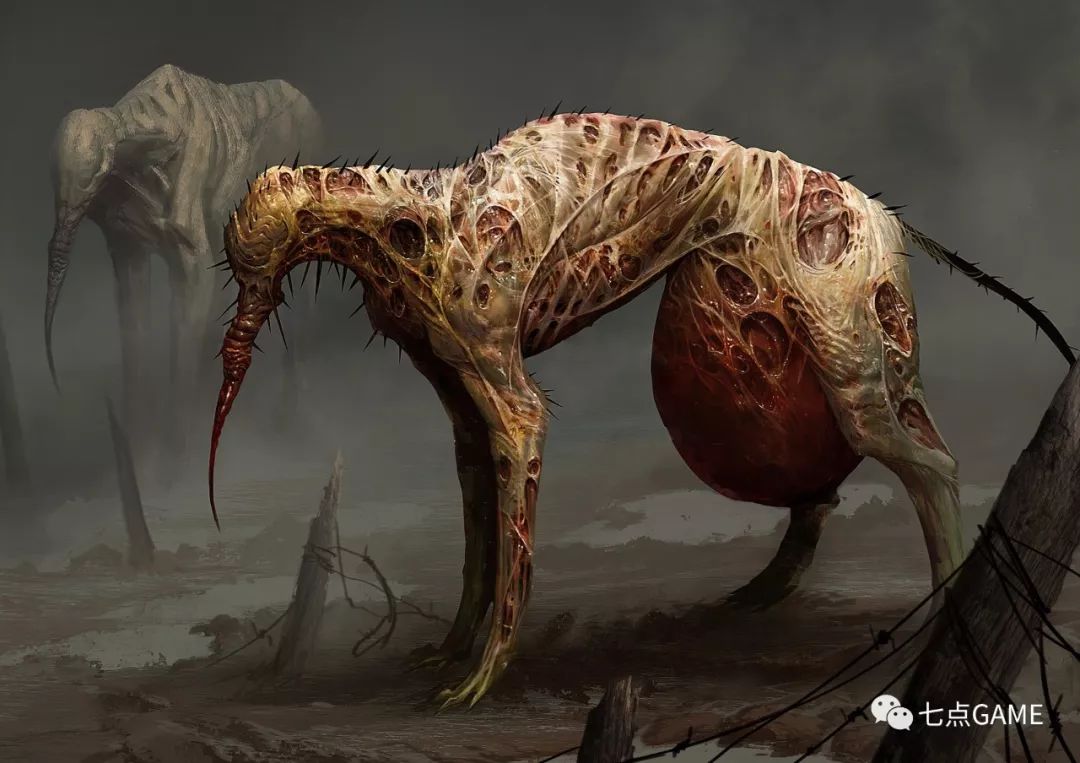 军官形象,有网友的形容很贴切,这里引用一下:画面多以单个怪物为主体