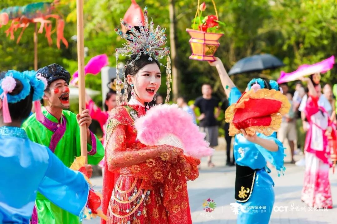 国庆,龙川"马灯舞"亮相深圳演绎精彩!_客家