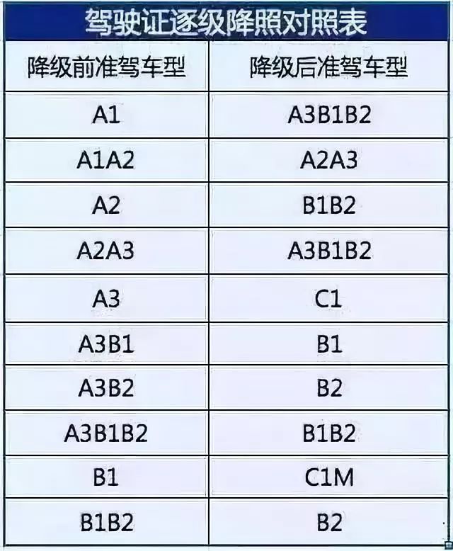 驾驶证与准驾车型图片