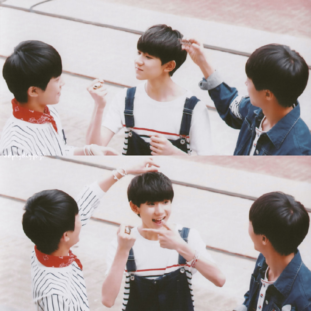 tfboys有爱瞬间,一辈子的好兄弟