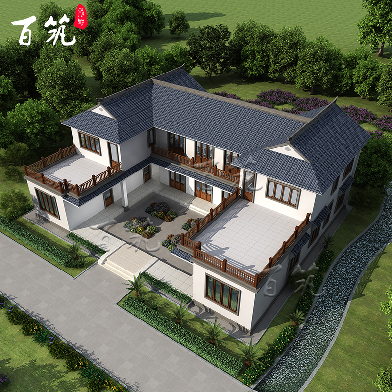 百筑建筑别墅设计等施工一体化