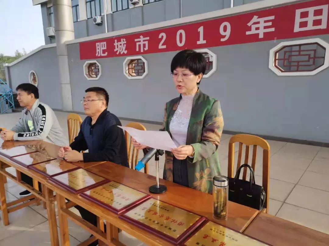 肥城市2019年田径选拔赛在龙山中学举行
