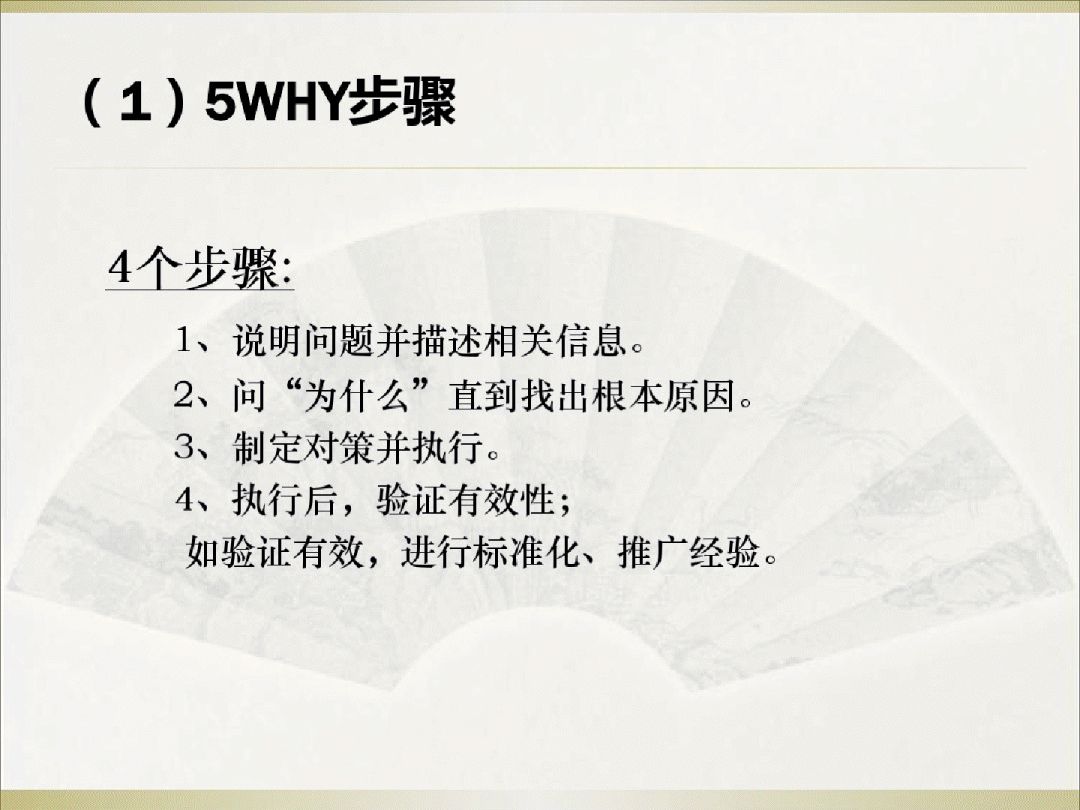 解决问题掌握5why