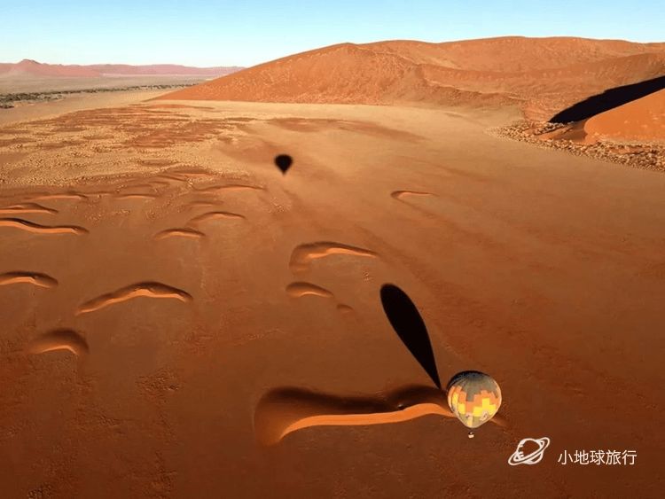 纳米布沙漠的星形沙丘图片