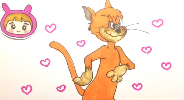 动漫绘画馆猫和老鼠游戏快如闪电的莱特宁4岁