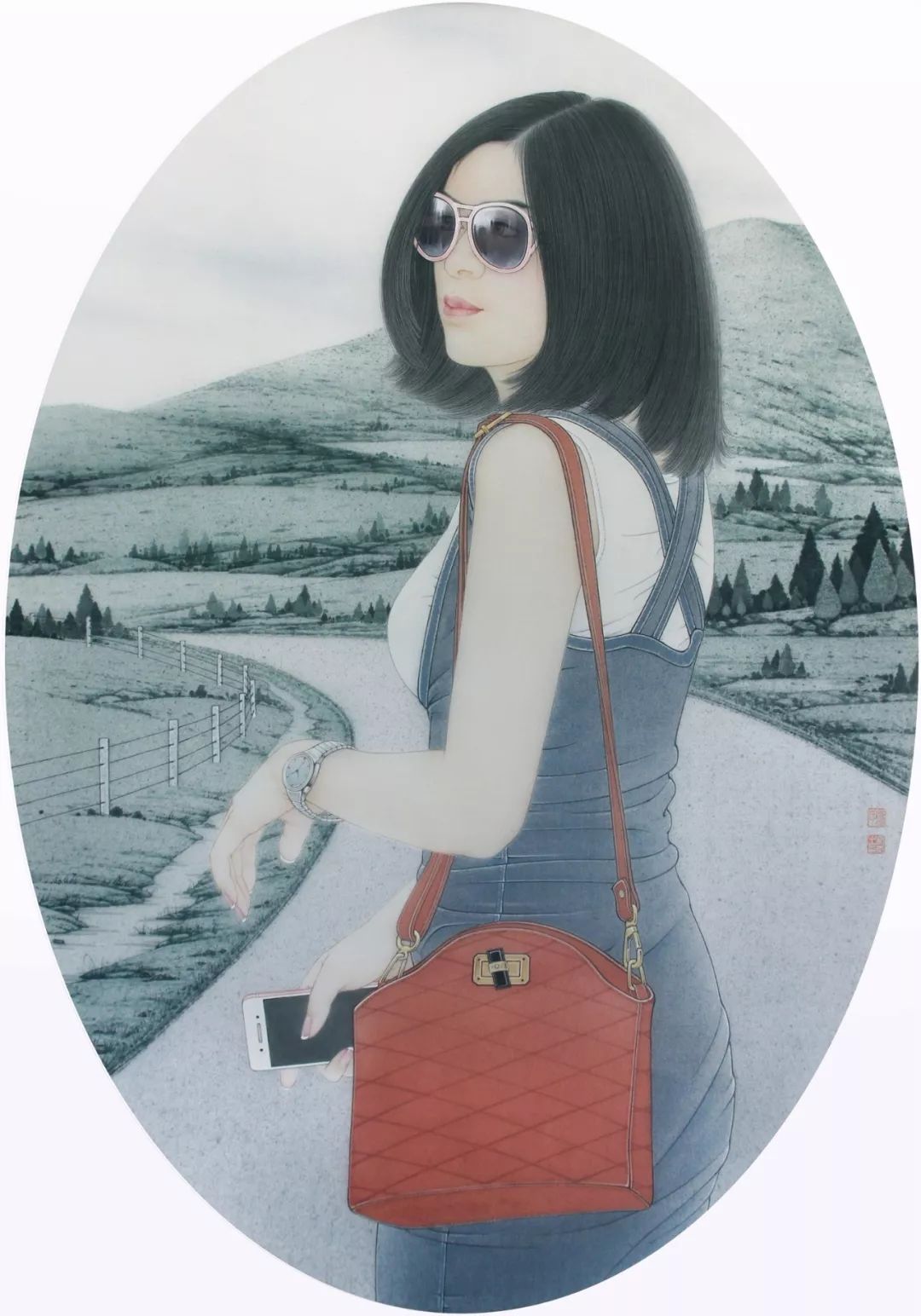 盘虎杰现代工笔人物精品网络班招生