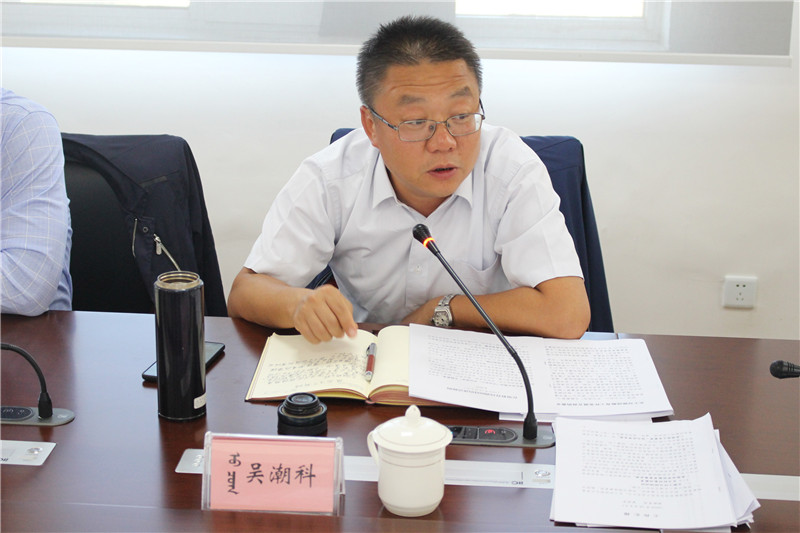 吴潮科深入盟教育局调研_工作