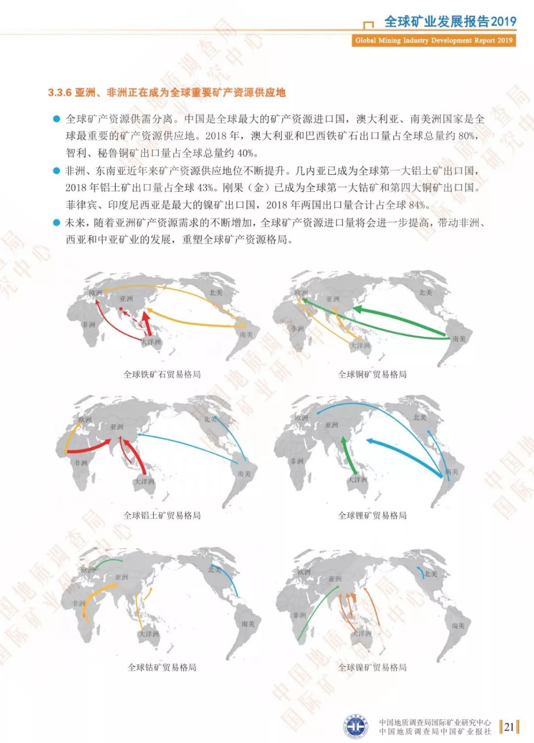 第三章矿产资源供需格局全球矿产资源格局加快重塑