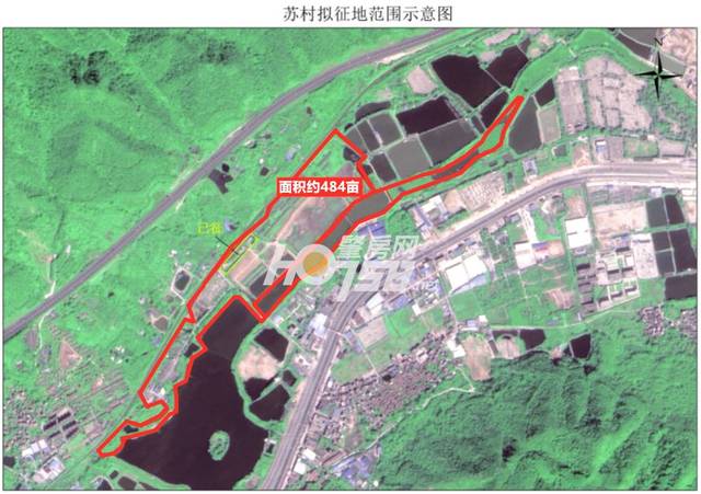 (具体征地范围以测量定线为准)永 安 镇1鼎湖区永安镇四股村集体土地