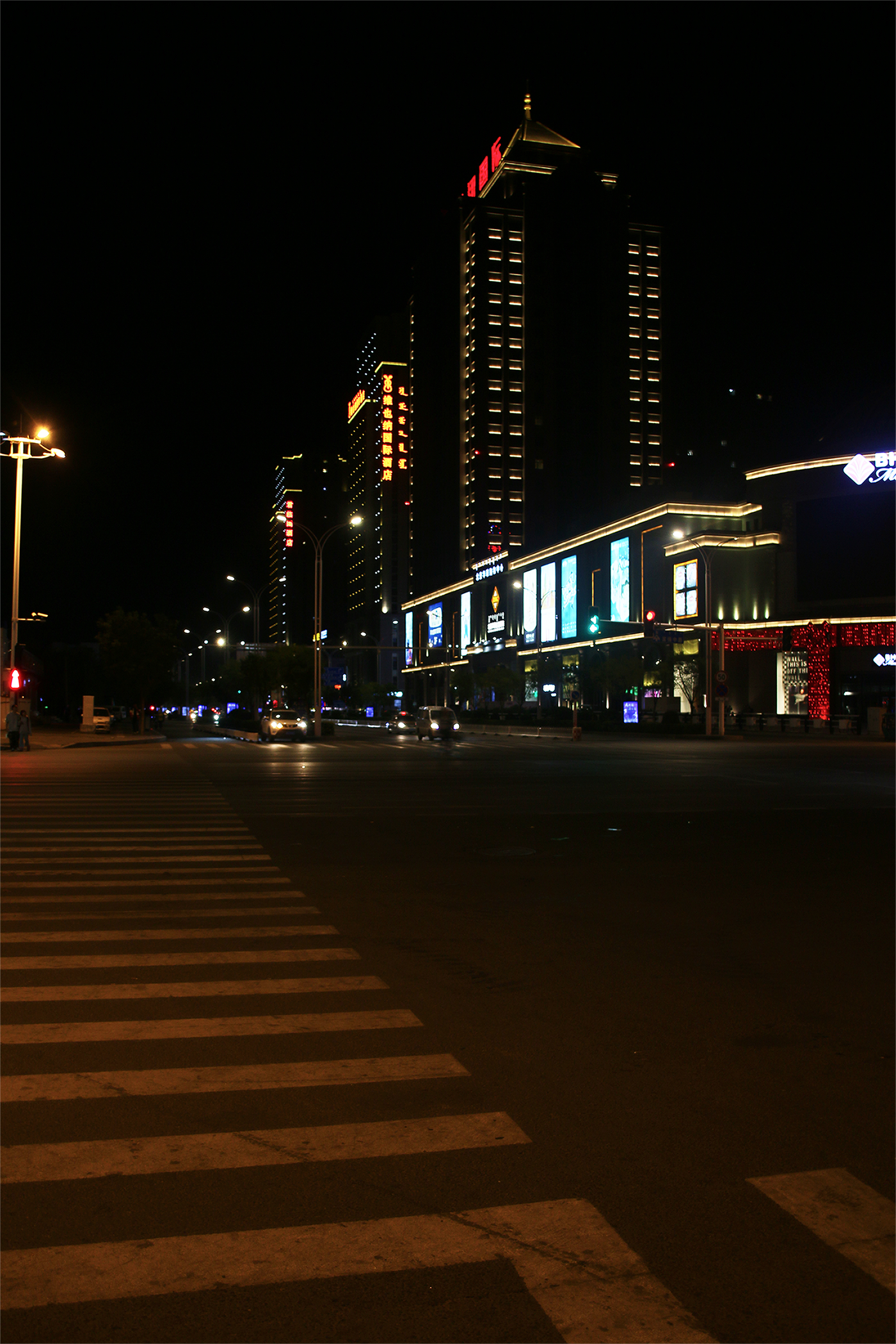 包头的夜景图片