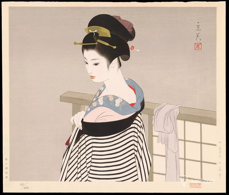 浮世绘与美人画:浮世绘风为表,赞美女性为里