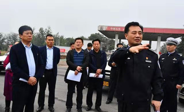 山西夏县人大主任李永林一行调研城市道路交通管理工作