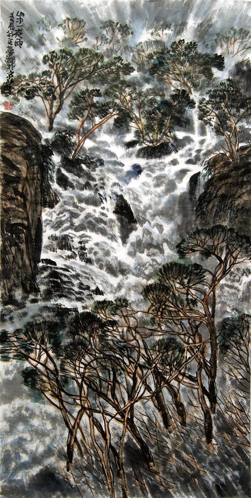 艺术家王梦湖胸有丘壑挥洒自如