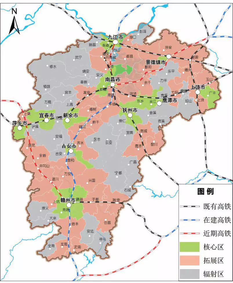 江西高铁规划图2030图片