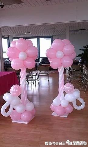 婚礼路引立柱气球:适用求婚派对,婚房,生日柱子