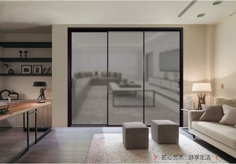 极简窄边推拉门简约时尚的门窗