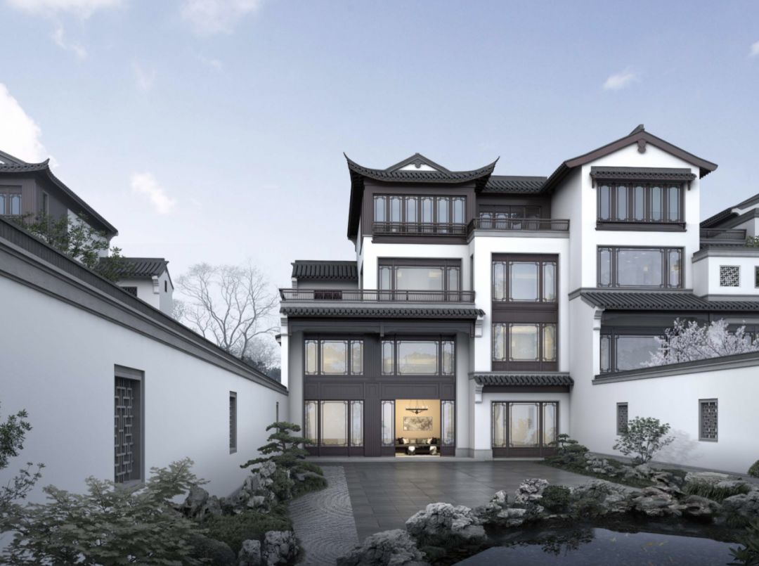 何必羡西风蓝城中式叠院来了以东方美学再度梦回江南