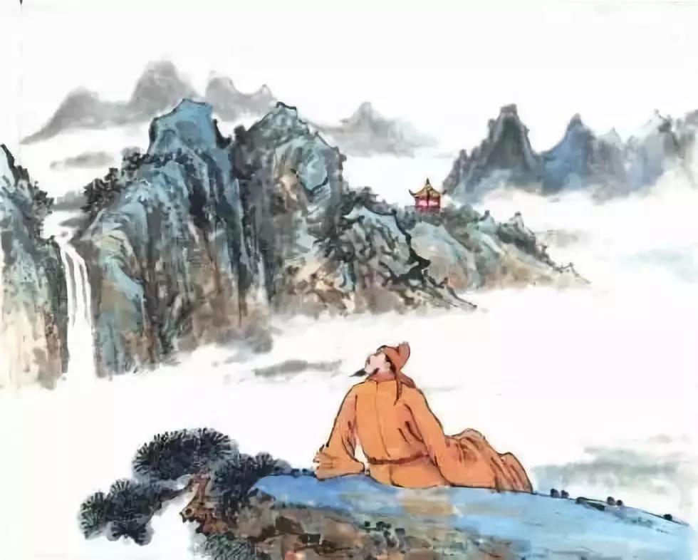 李白《獨坐敬亭山》