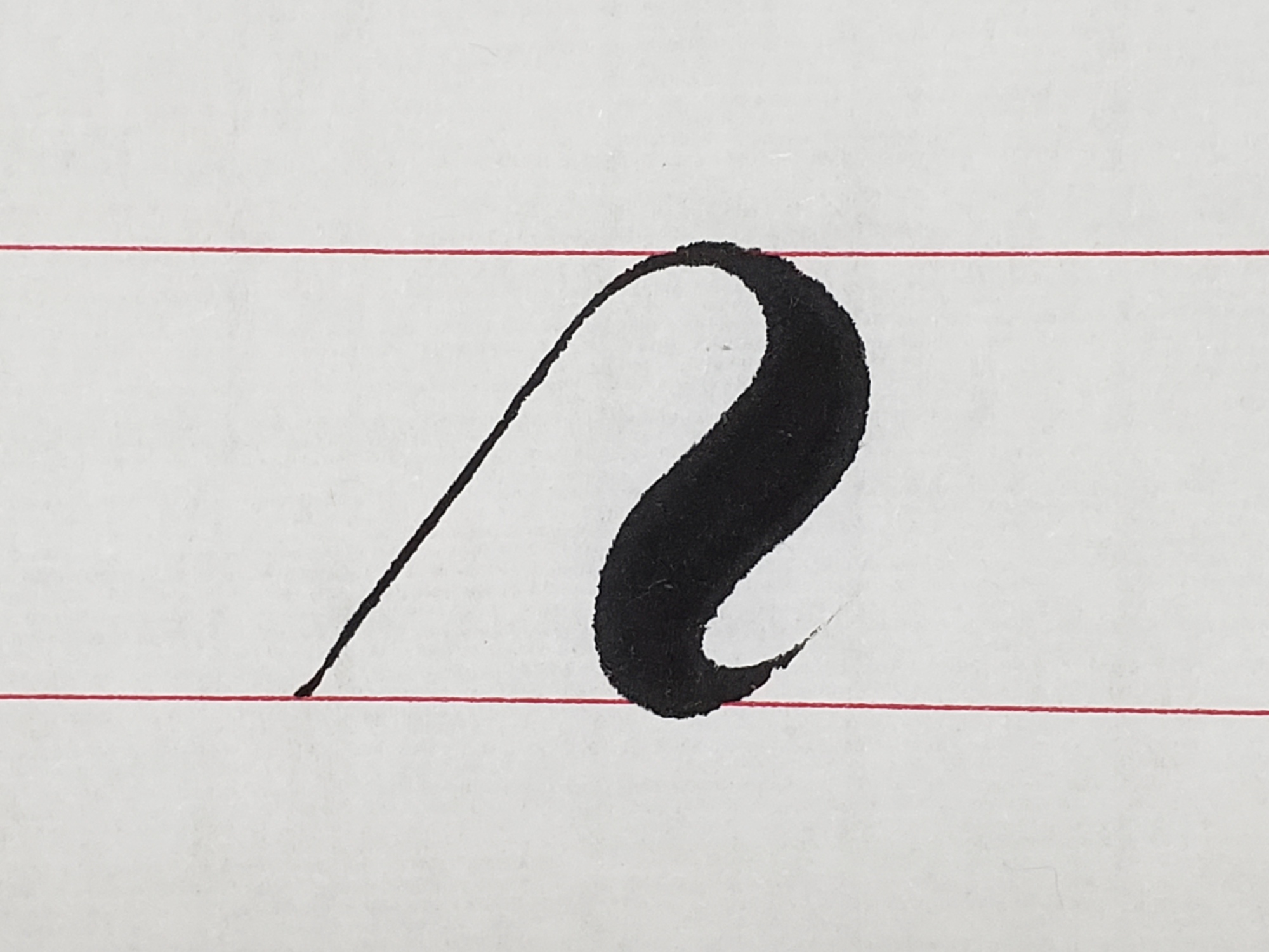 要不要一起学学英文书法和中文书法类似的毛笔英文书法