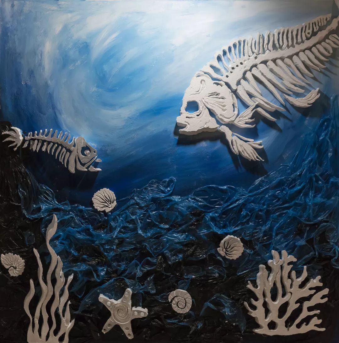 50位萌宝53件垃圾艺术作品亮相海洋环保艺术周