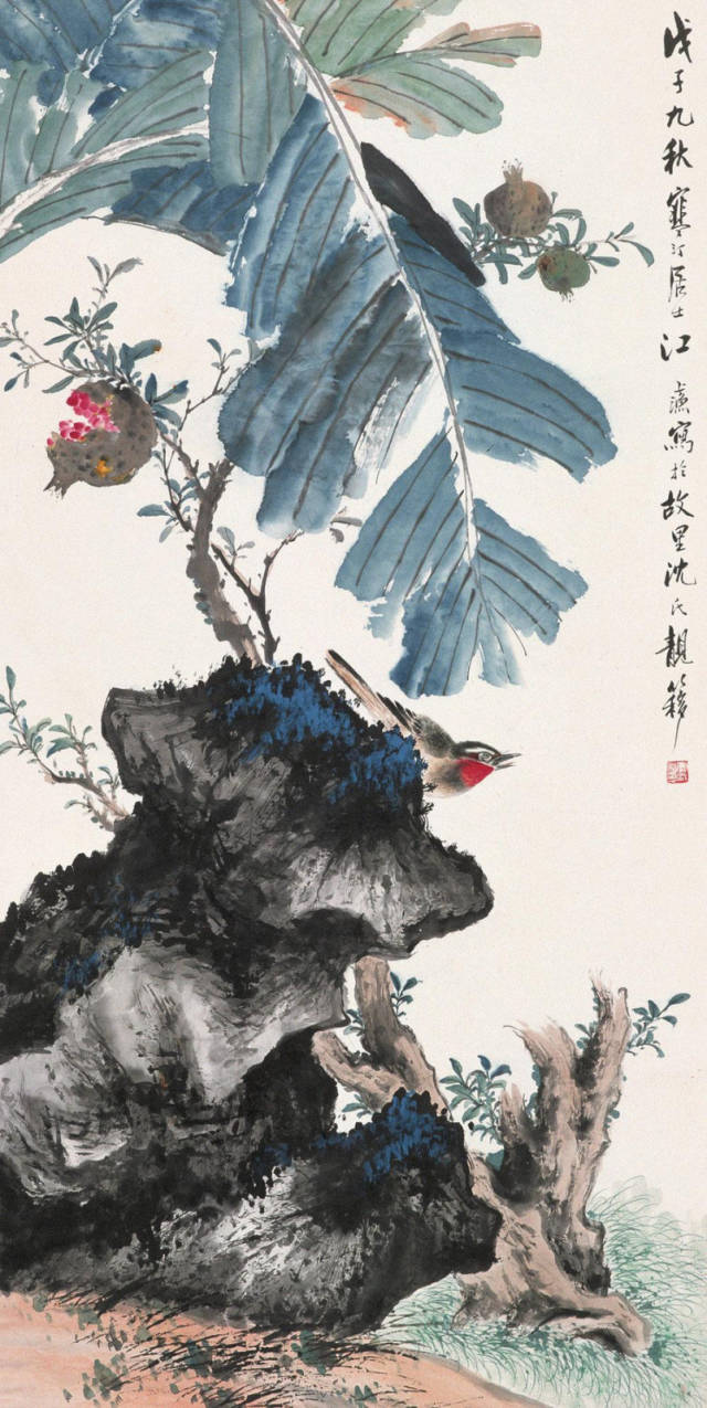 江寒汀花鸟40副,震撼人心的大美!