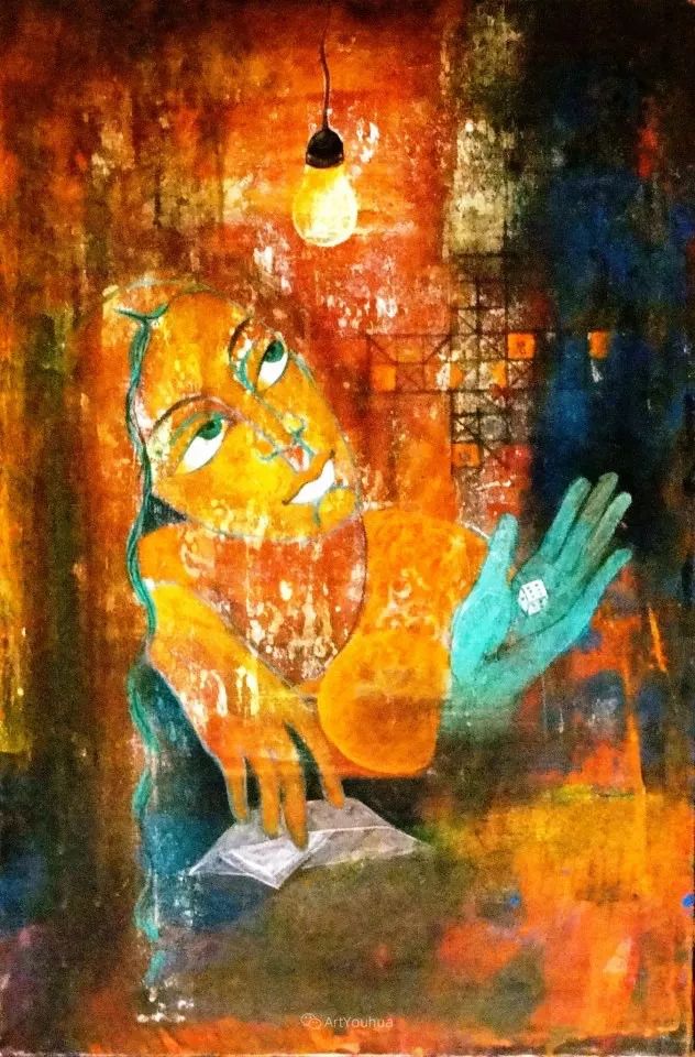 古老的神话印度画家poonamchandrikatyagi