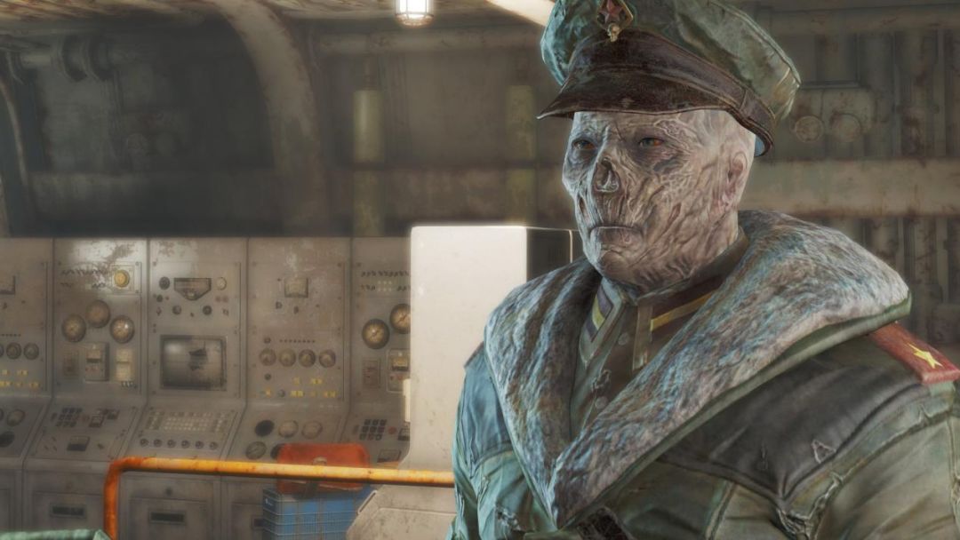 游戏《辐射4》系列中,被困美国境内,核潜水艇中的中国军人赵舰长