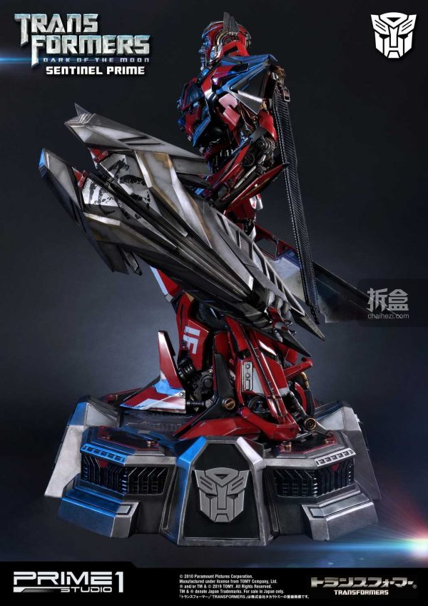 prime1studio变形金刚2御天敌sentinelprime29寸雕像