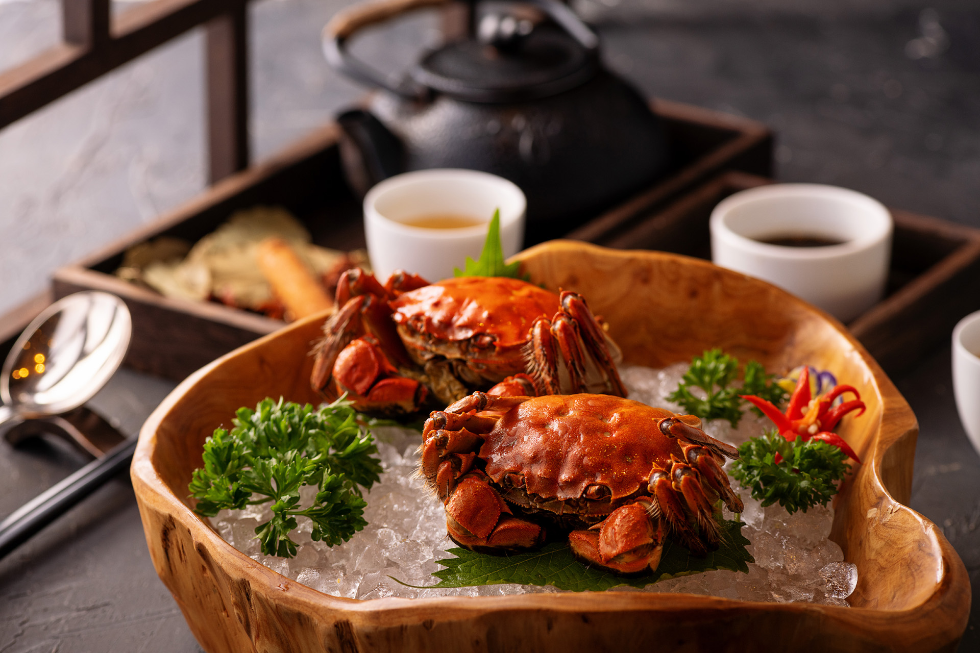 天津丽思卡尔顿酒店金秋美味蟹逅