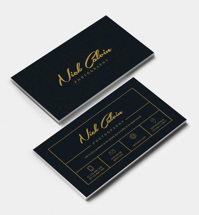 商务名片设计欣赏简出高级感