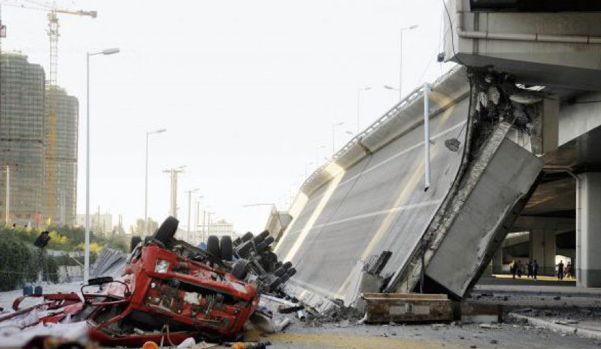 宜宾南门大桥垮塌图片