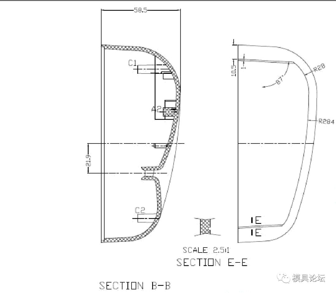 金屬探測儀面殼注塑模具設計