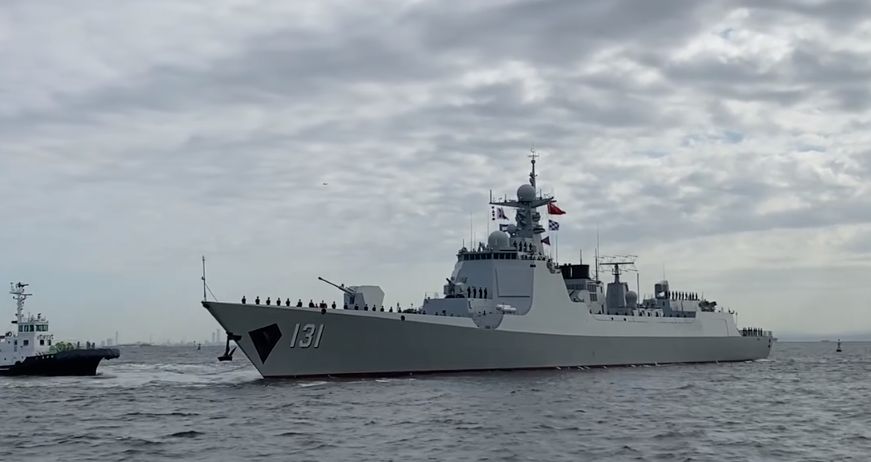 太原舰抵横须贺,中国海军时隔10年再访日