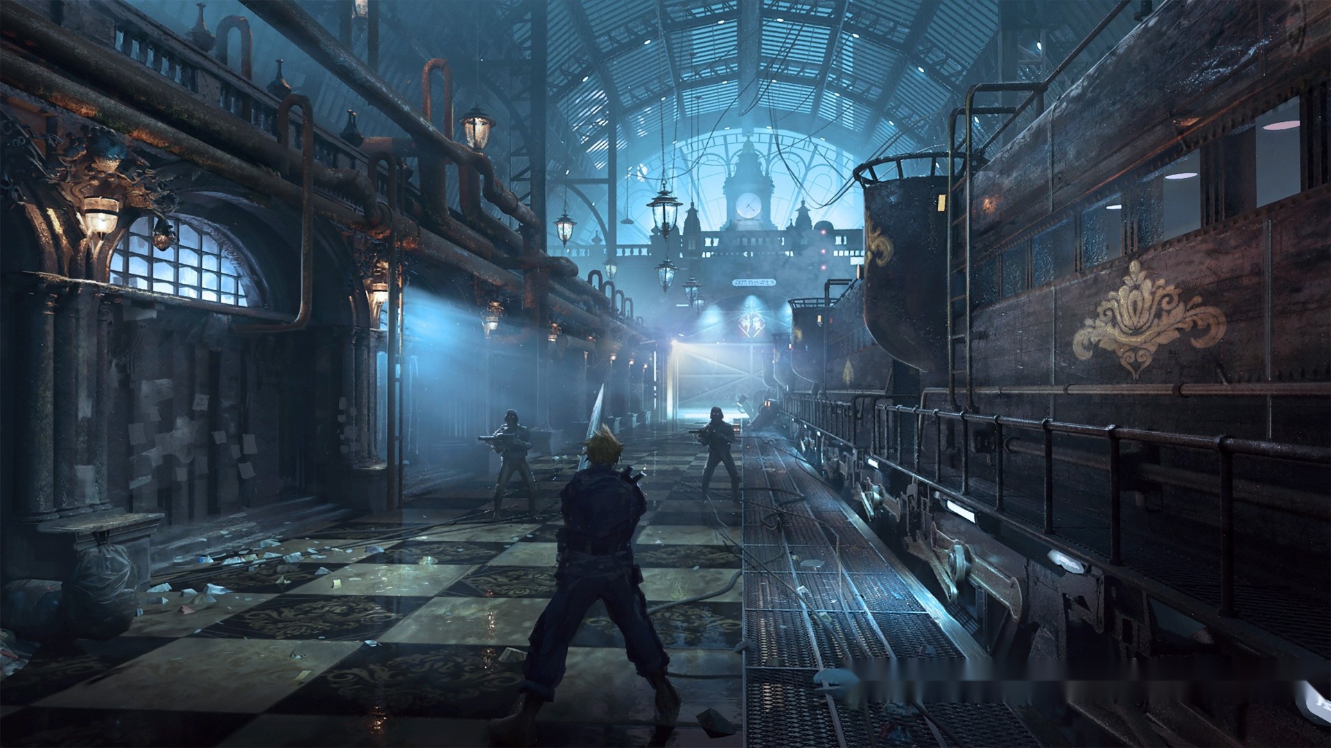 《最终幻想7:重制版》新概念设计图 游戏场景美轮美奂_画面