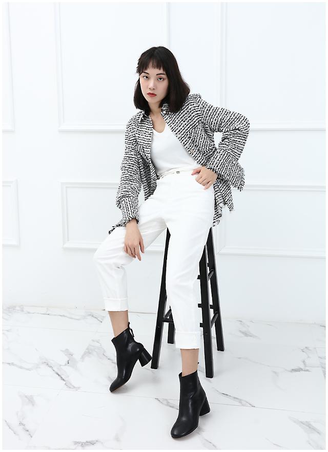 胎牛皮英伦风短款女靴秋冬搭配的万金油