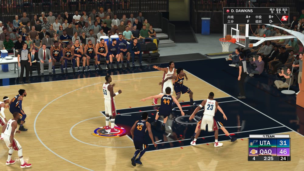 《nba 2k20》游戏截图,画面精良