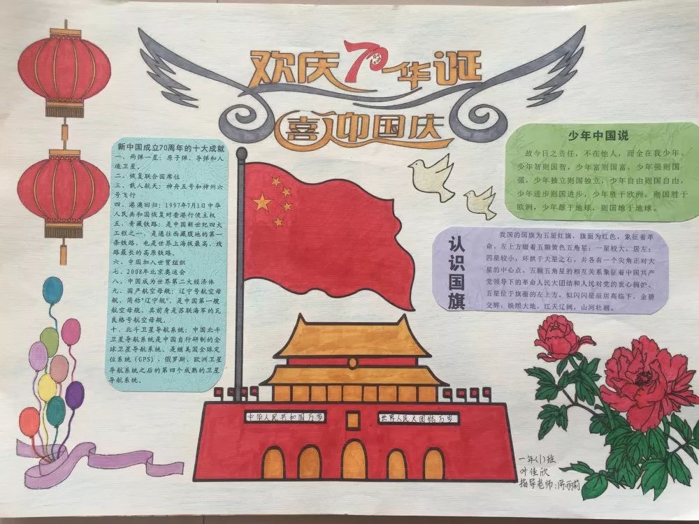 快来围观:秦屿中心小学"壮丽70年奋进新时代"国庆剪贴报优秀作品展