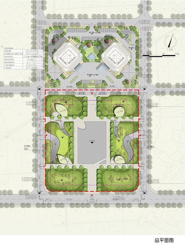 永康这个广场占地22300平方米停车位1000多个