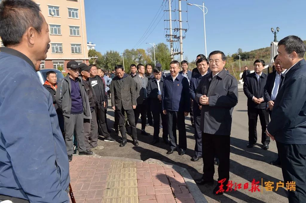 省委书记张庆伟到七台河调研