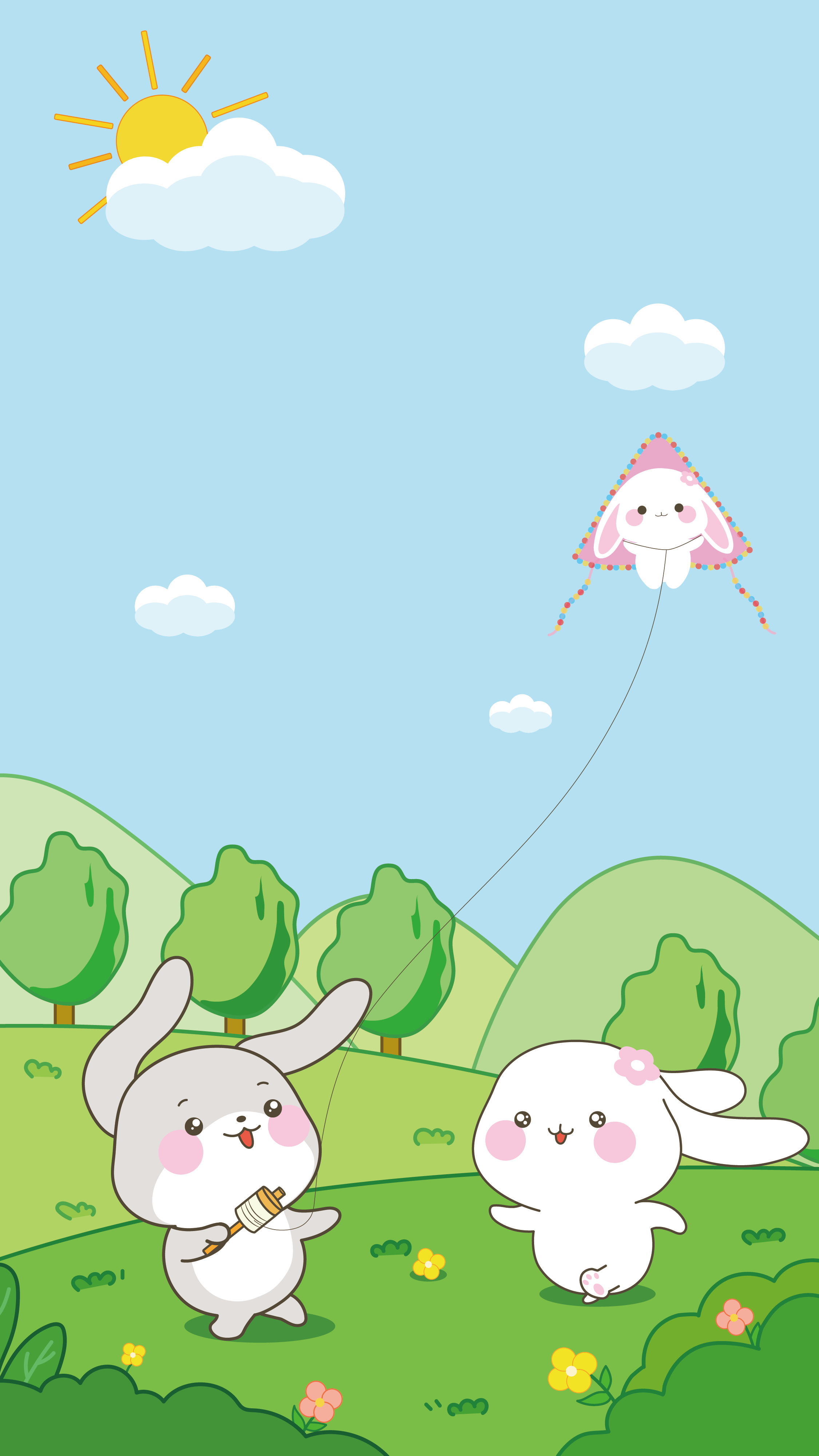 超级可耐的甜兔酱壁纸来了分享给各位宝宝们