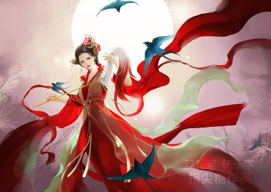 陈情令哪吒爆红后古风插画的热度达到新高潮