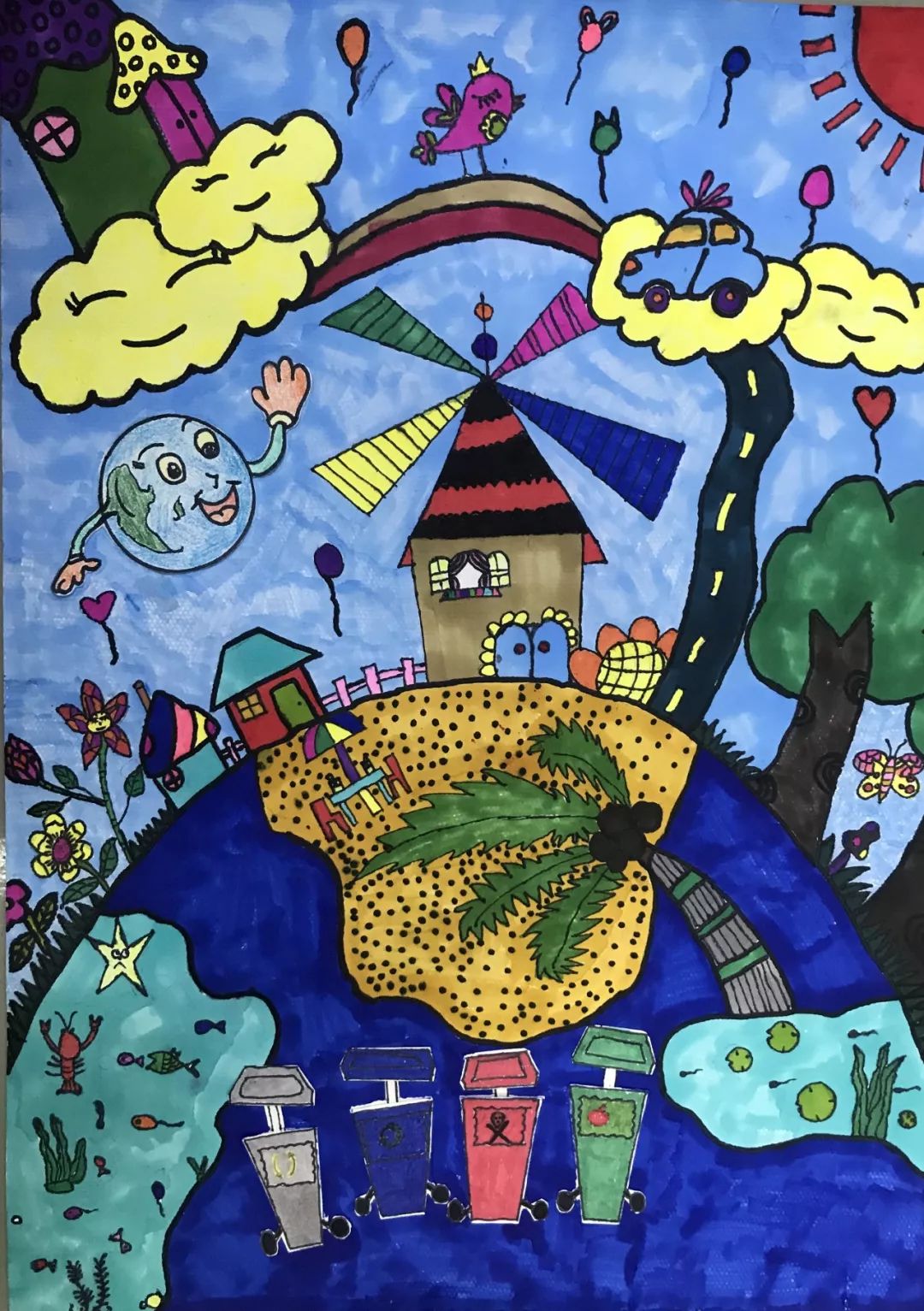 汽车可以像飞机一样在空中飞行,五彩缤纷的世界许多美好的事物与我们